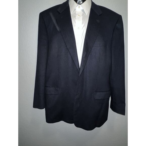 BRIONI Nomentano 48L Pure Cashmere 100% Blue Blazer Jacket Coat Silk Lining - Picture 2 of 16
